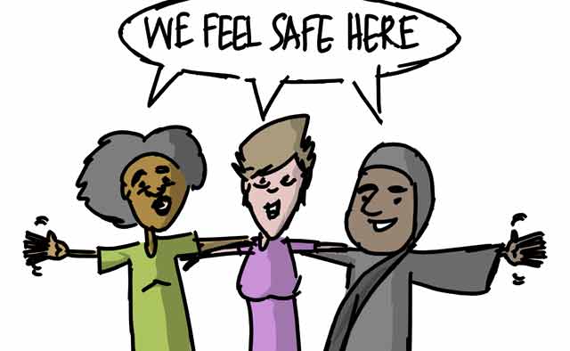 We feel safe